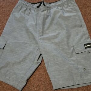 Hurley Boy's Shorts Size Large (14Y) With Drawstring And Pockets